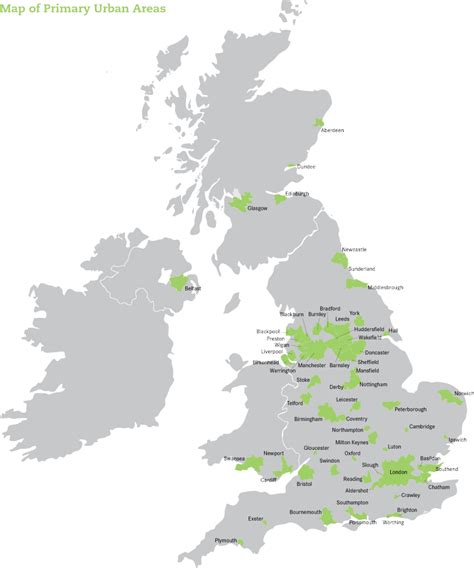 list of largest cities in england|List of primary urban areas in England by population .